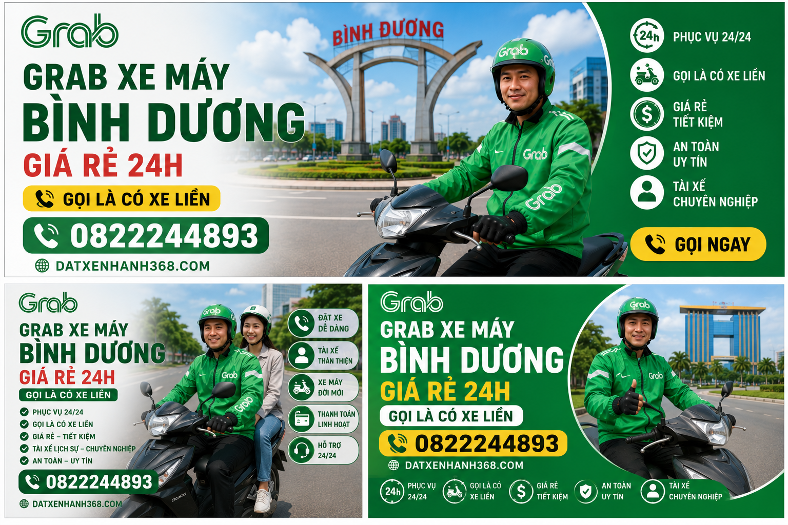 GRAB XE MÁY BÌNH DƯƠNG GIÁ RẺ ☎️ GỌI LÀ CÓ XE LIỀN !