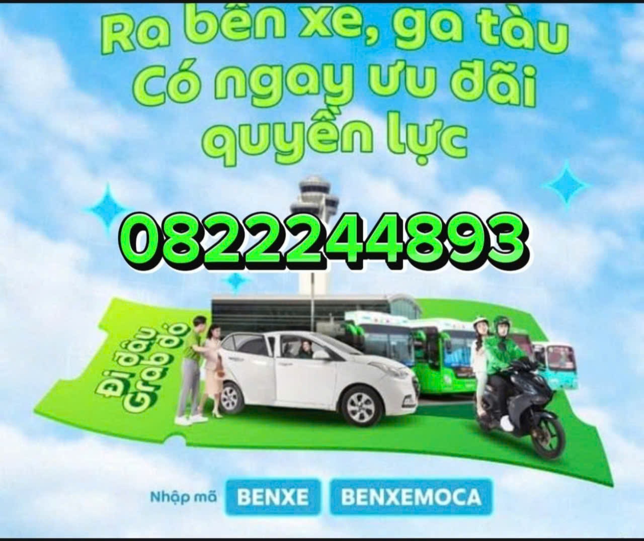 XE ÔM GRAB TÂN ĐỊNH BẾN CÁT