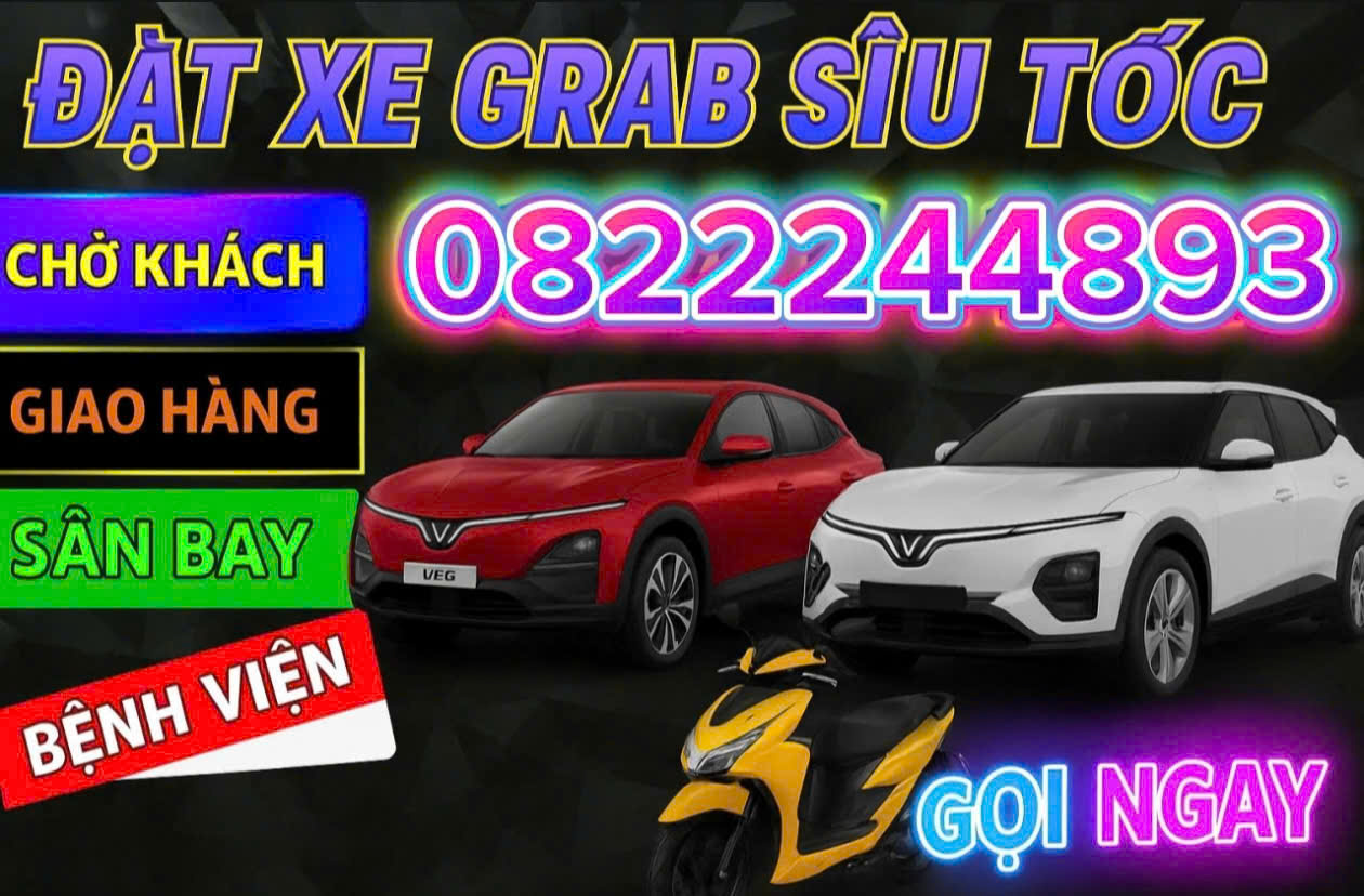 Dịch Vụ Xe Ôm Grab Mỹ Quý Tây Đức Huệ