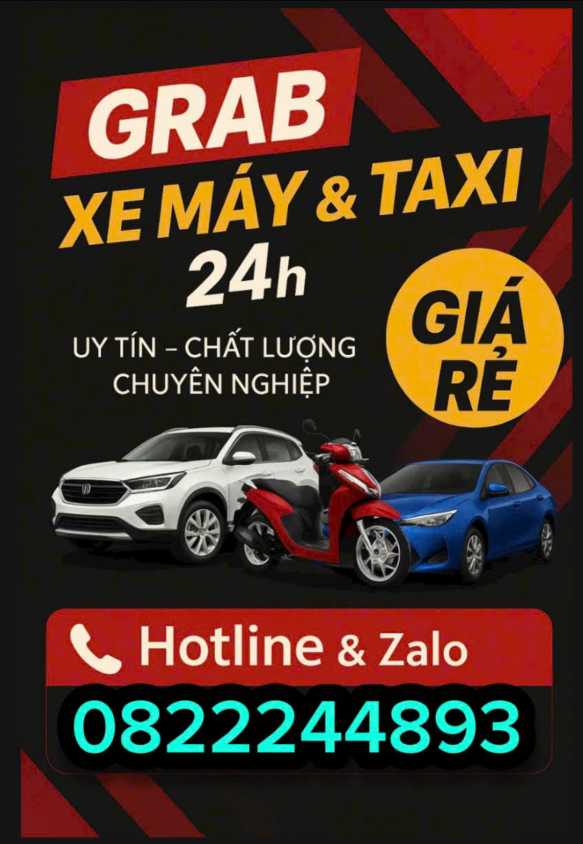 Dịch Vụ GRAB TAXI ĐỊNH AN DẦU TIẾNG