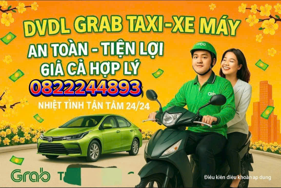 Dịch Vụ GRAB TAXI AN BÌNH PHÚ GIÁO